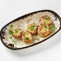 Шампиньоны, запеченные с сыром в Ched