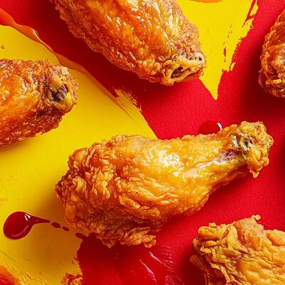 Много жареных крыльев в Chido по цене 120 ₽