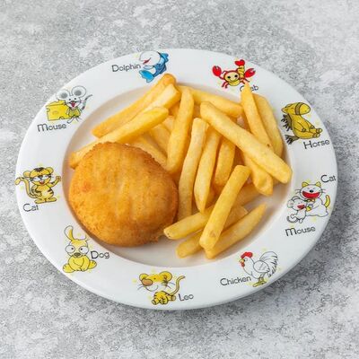 Котлета куриная с картофелем фрив Кофейня №1 по цене 310 ₽