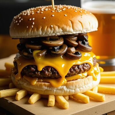 Комбо Бургер грибной в Moyo по цене 471 ₽