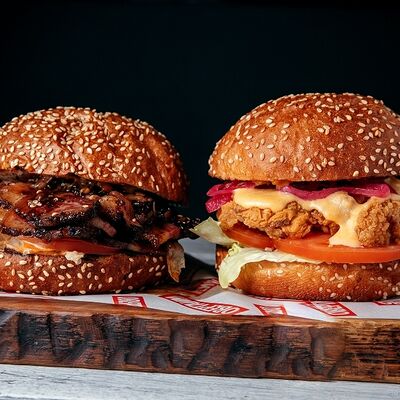 Бургер Трио в Овертайм по цене 1990 ₽