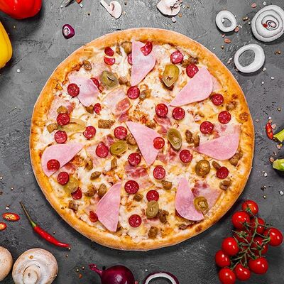 Пицца Мясная острая 33см в Суши Пати по цене 1000 ₽