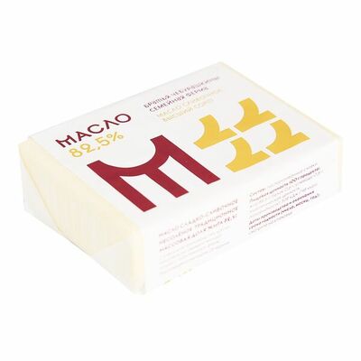 Масло сливочное 82.5%, Братья Чебурашкины, Московская область в Азбука Вкуса Экспресс Меню по цене 268 ₽