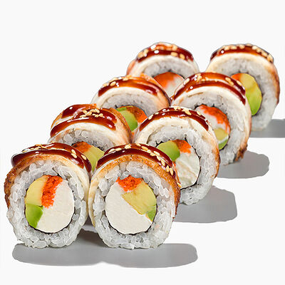 Сливочный угорь в Вкус и лосось по цене 730 ₽