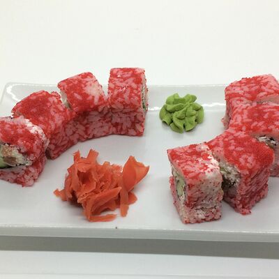 Роллы Калифорния с лососем в Братик Томатик по цене 479 ₽