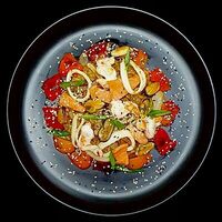 Рис с морепродуктами в Hot Pizza