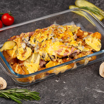 Бокс по-деревенски с грибами в Крылышки & Рёбрышки по цене 845 ₽