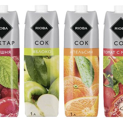 Сок в ассортименте Rioba в Семейная пиццерия ПораПоПицце по цене 350 ₽
