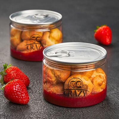 Банкейк Профитроли с клубничным соусомв Crazy Brothers! 4-х этажная Пицца по цене 590 ₽