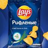 Lays рифленый Сметана и лук L в ЭкспрессВиль по цене 250