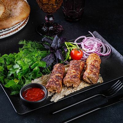 Люля-кебаб из говядины в Лаваш 1 по цене 600 ₽