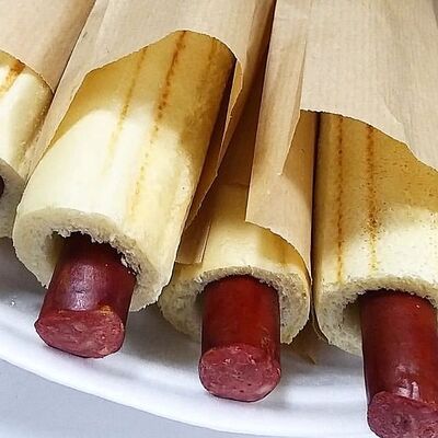 Френч-дог с Копченой сосискойв Настроение вкуса ФАСТФУД по цене 288 ₽