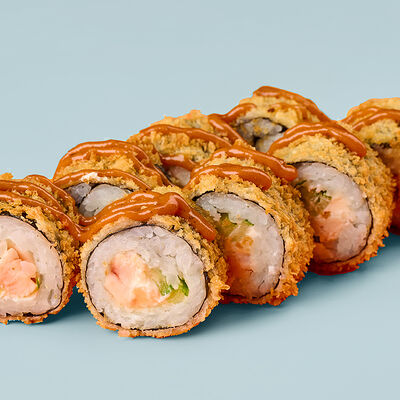 Ролл Копчёная курочка барбекю в Сушилка по цене 470 ₽