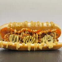 Хот-дог мясной chili в Народные пицца и суши