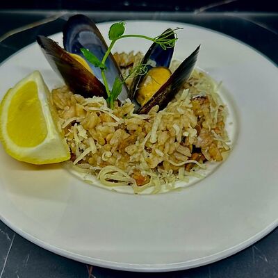 Ризотто с морепродуктами в Кафе сон у моря по цене 700 ₽