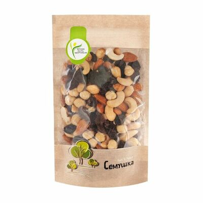 Смесь жареных орехов и изюма Семушка в Азбука Вкуса Экспресс Меню по цене 455 ₽