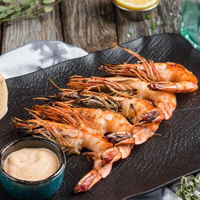 Тигровые креветки в Пряности & Радости на Васильевском по цене 2490