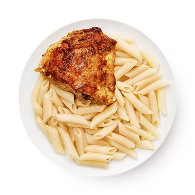Курица жареная с макаронами в Stopexpress по цене 390 ₽
