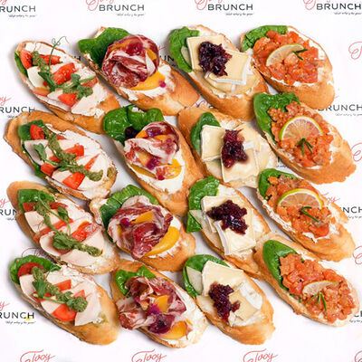 Бокс брускетта Delicious M в Твой Бранч по цене 89 р.