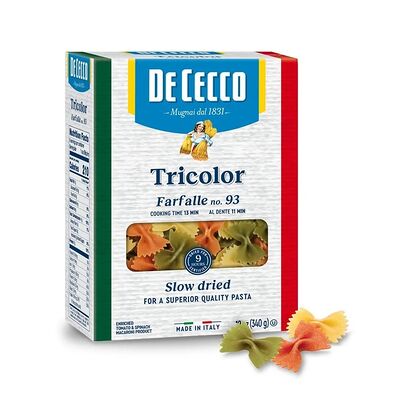 Паста De Cecco №93 Фарфалле Триколоре в Ченто Пицца по цене 950 ₽