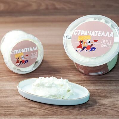 Сыр Страчателлав Магазин крафтовых сыров имороженого Creme & Caramel по цене 420 ₽
