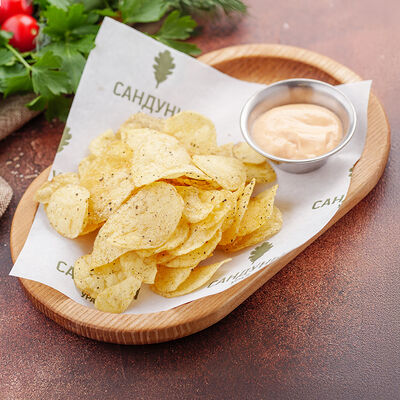 Картофельные чипсы собственного приготовления в Сандуны Урал по цене 430 ₽