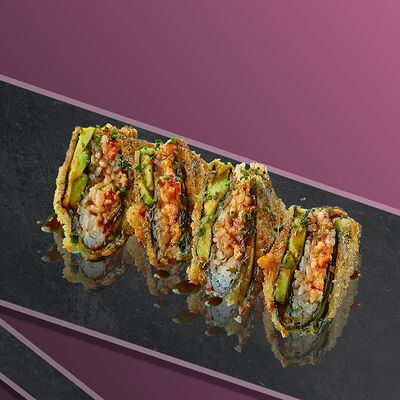 Roll Tempura Тако с угрем №39 в Sushkin Set по цене 592 ₽