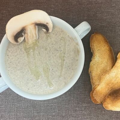 Крем-суп Грибнойв Пицца и Скепасти по цене 460 ₽