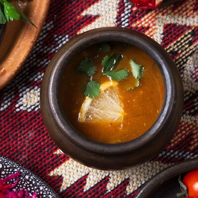 Суп Солянка по-грузински в Хинкальная по цене 730 ₽