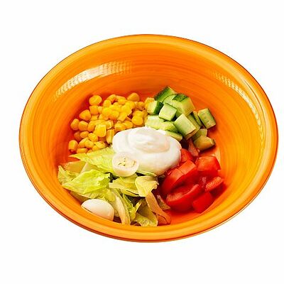 Овощной салатик с кукурузкой (масло) Lite в Луиджи & Тосё по цене 189
