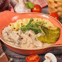 Манзо а-ля строганов в Луиджи & Тосё