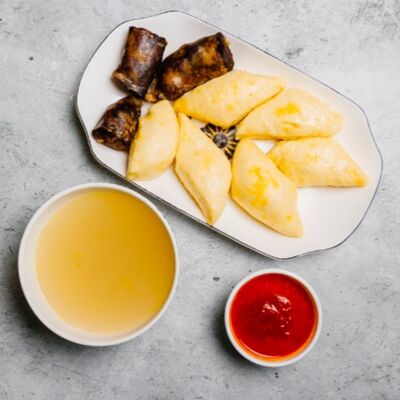 Хинкал Аварскийс сушеной колбасойв Burger Time по цене 888 ₽