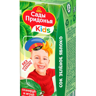 Сок Сады Придонья зелёное яблоко в Take Pizza пицца в конусе по цене 69 ₽