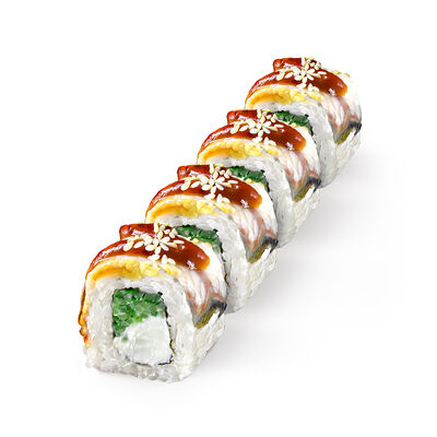 Филадельфия с угрем в Матча Суши Бенто по цене 325 ₽