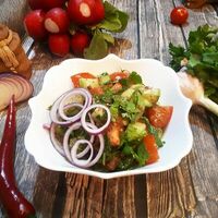 Грузинский салат в Зеленый мыс