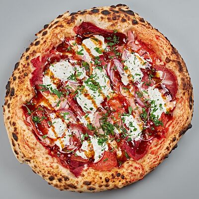 Пицца Супер BBQ в Кафе Итальянцы по цене 1000 ₽