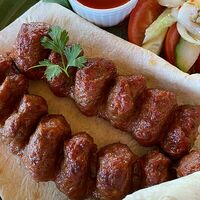 Люля-кебаб из курицы с домашним томатным соусом в Черёхин