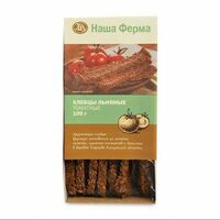 Хлебцы льняные томатные Наша Ферма Калужская область в Азбука Вкуса Экспресс Меню