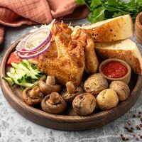 Бизнес-порция Raxaт с куриными крыльями в Raxat Halal