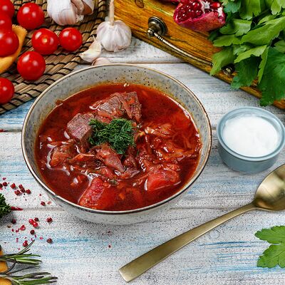 Борщ в Ананури по цене 595 ₽