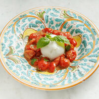 Буррата со сладкими томатамив Marso Polo