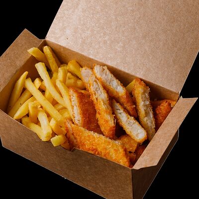 Фиш Ланч + картофель фри в ПарККинг по цене 19 р.