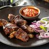 Шашлык из бараньей печени с курдюком в Mangal по цене 750