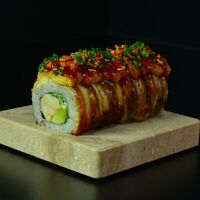 Smart Запеченный ролл с угрем и креветкойв Rick'n'Roll