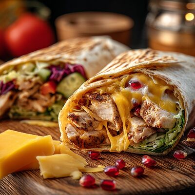 Сырно-гранатовый бум в Комета Вкуса - Шаурма по цене 700 ₽