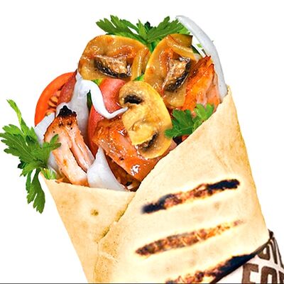 Шаурма большая Курица-грибы в Ростовский Гриль по цене 353 ₽