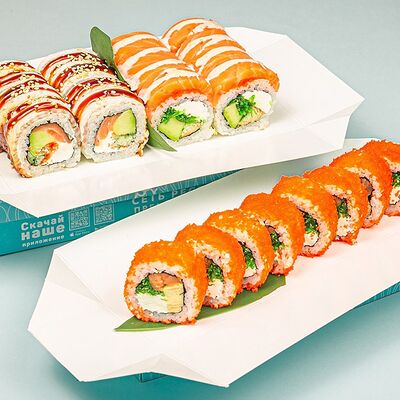 Сет Премиум в Yaposhkin Rolls по цене 3300 ₽