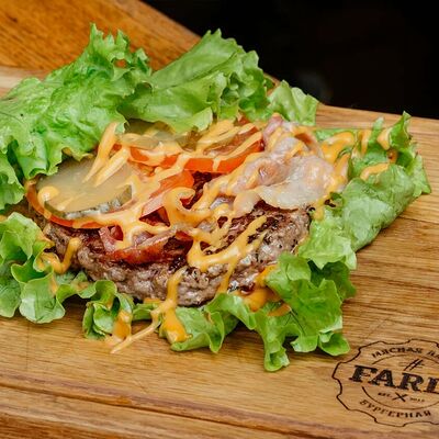 Бургер дорки порки в листьях в #FARШ по цене 450