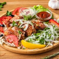 Шашлык из cвинoй шеи в ГАСТРОБАР LESOK