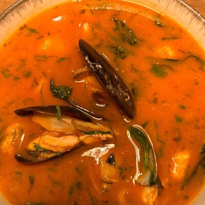 Суп из морепродуктов Качука в Trattoria Siesta по цене 810 ₽